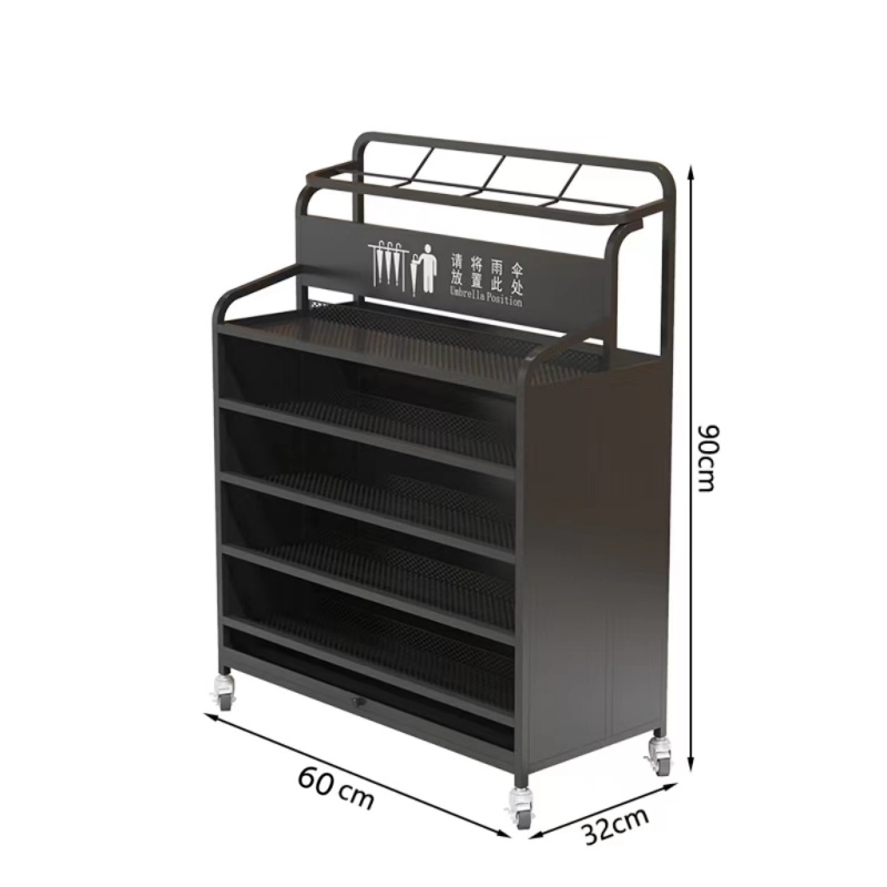珂攸洋五层雨伞架收纳架 五层雨伞架黑色600*320*900mm个 雨伞架