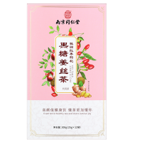 容茗轩南京同仁堂乐家老铺桂圆红枣枸杞黑糖姜丝茶300g（25g*12袋）盒装T
