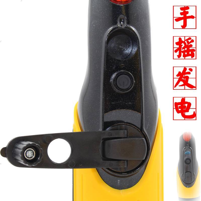 汽车逃生锤消防救生锤破窗器安全锤车用应急工具手电筒手摇免充电