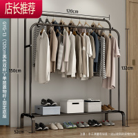 简易衣帽架柜式晾衣架落地室内折叠挂衣架子家用卧室衣服收纳架XJING PING