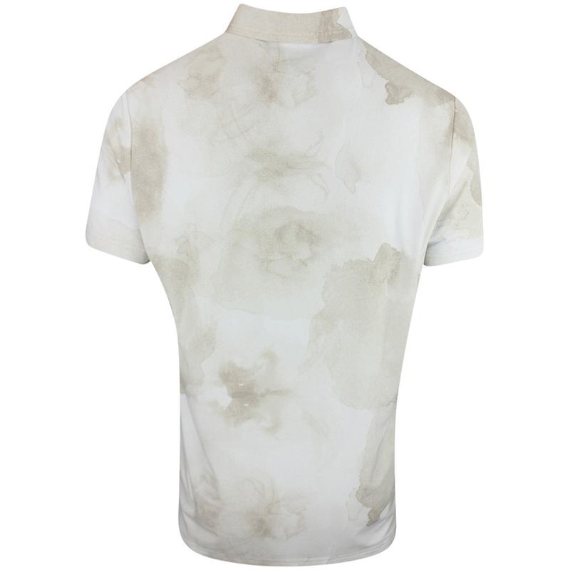 Adidas男士透气弹力高尔夫运动T恤 时尚烟雾印花设计高清大图