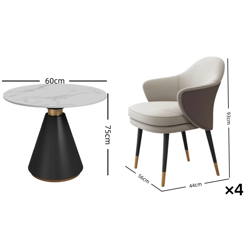 璎蕙 一 桌四椅60cm 套高清大图