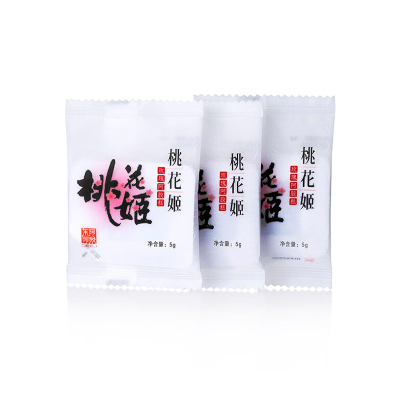 东阿阿胶桃花姬玫瑰阿胶糕320g(160g*2)礼盒装即食阿胶糕固元膏 中秋礼品高清大图