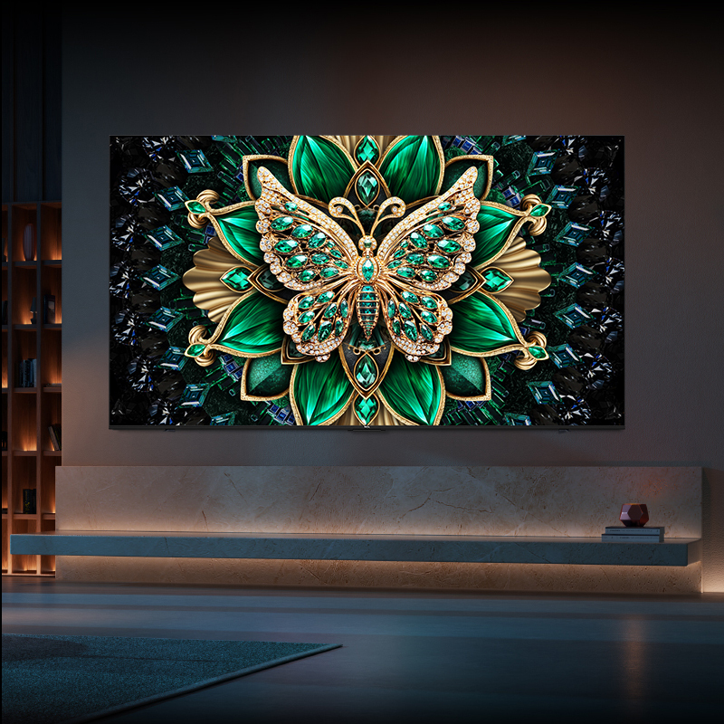 TCL电视 75T6L 75英寸 QD-Mini LED 万象分区 QLED量子点 绚彩XDR 1300nits 超薄