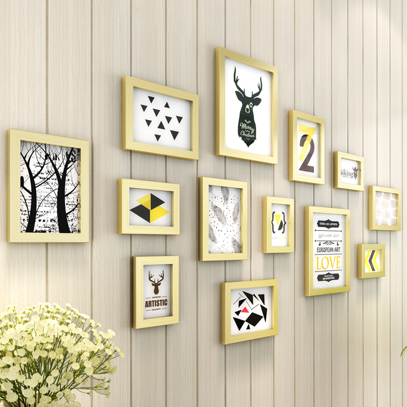 d客厅墙饰画墙饰贴创意挂墙上装饰品相框房间装饰品照片墙壁饰画