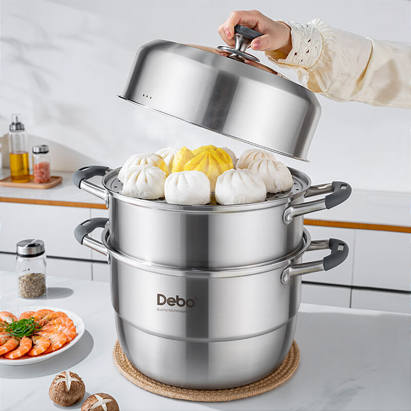 德铂(Debo)坎蒂丝(蒸锅)DEP-961 口径:32cm 容量:12L高清大图