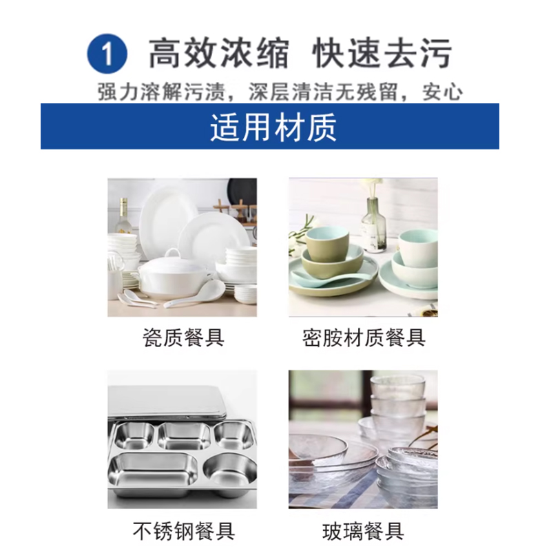 烹巅(Poondear) 洗碗机用机洗液 20L/桶高清大图