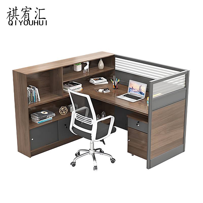 祺宥汇 屏风工位 1400*1500*1100mm含柜椅 套