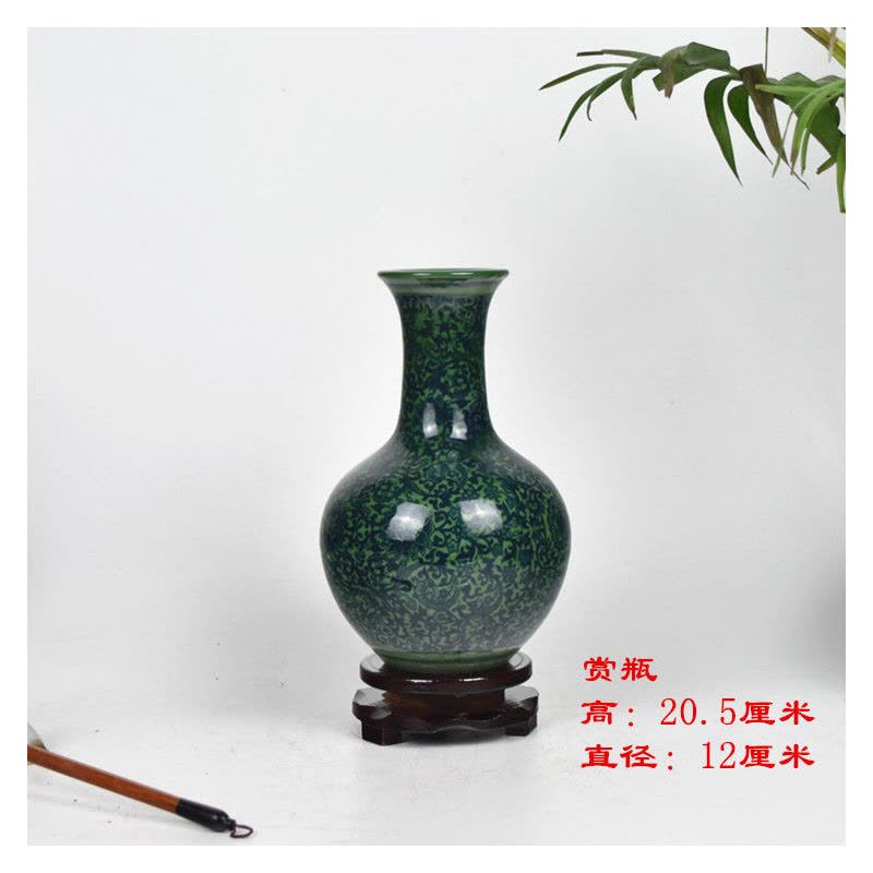 富贵竹花瓶景德镇陶瓷器迷你青花瓷客厅家居饰品博古架摆件小瓷瓶|仿古 