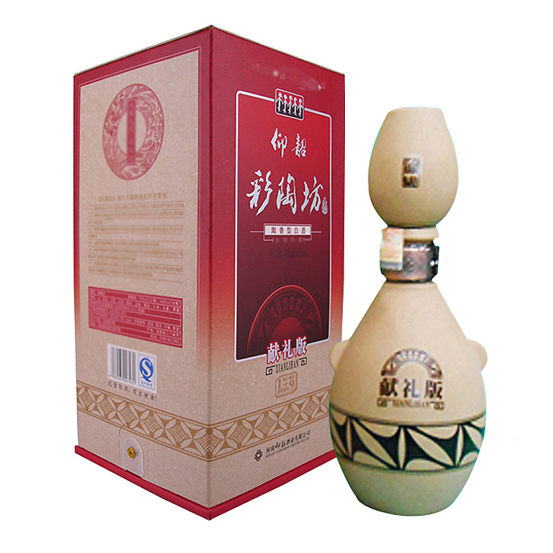 仰韶彩陶坊献礼版46度450ml 70度50ml 陶香型白酒 6瓶整箱装报价_参数