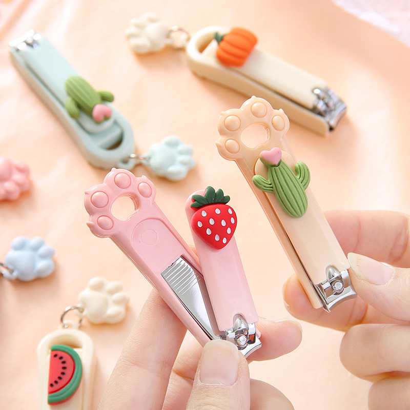 atimes可爱萌爪指甲刀成人家用指甲钳卡通折叠指甲剪女生美甲修甲