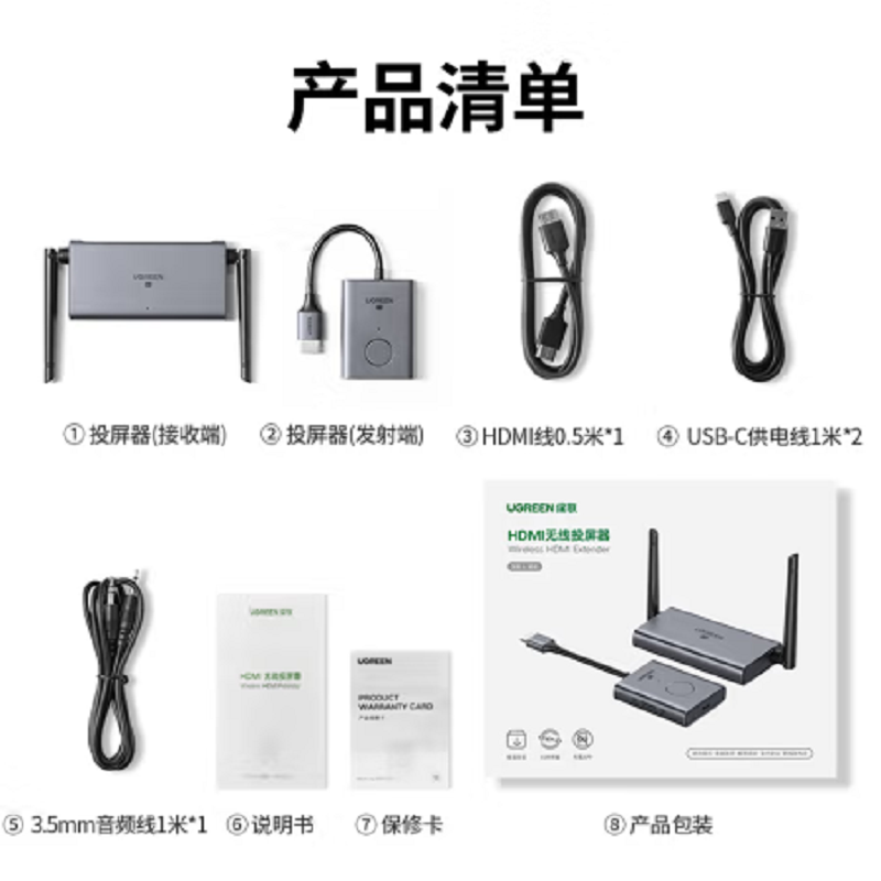 绿联 CM506 HDMI无线投屏器 50633高清大图