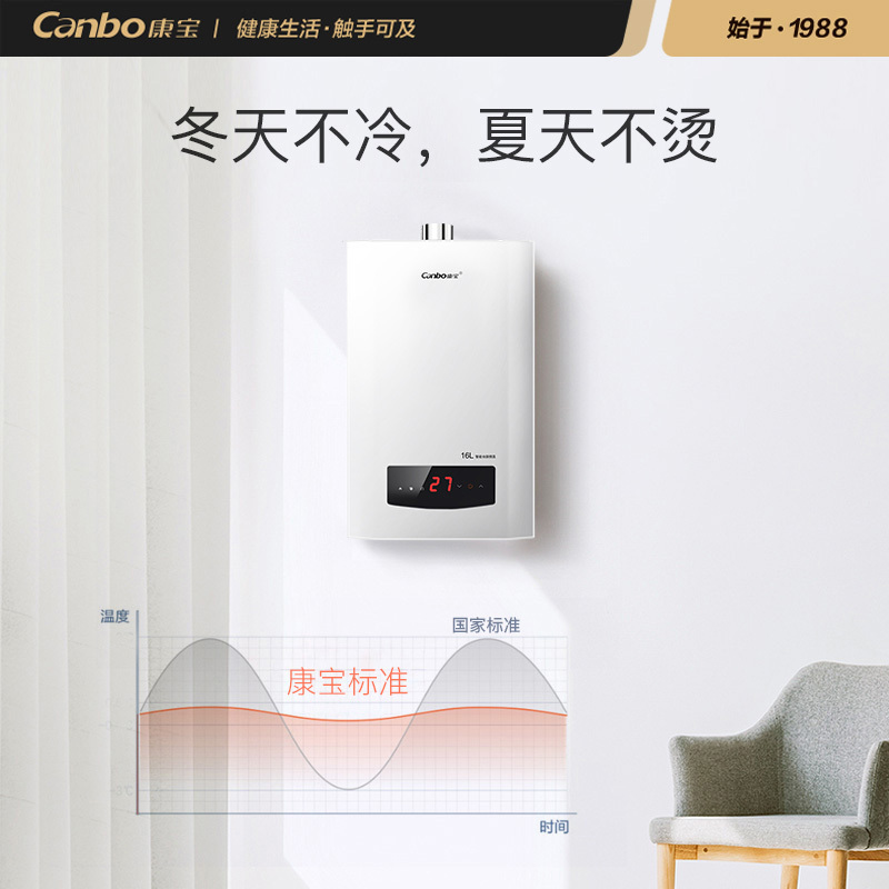 康宝(canbo)燃气热水器JSQ25-1332FX/12T(天然气)高清大图