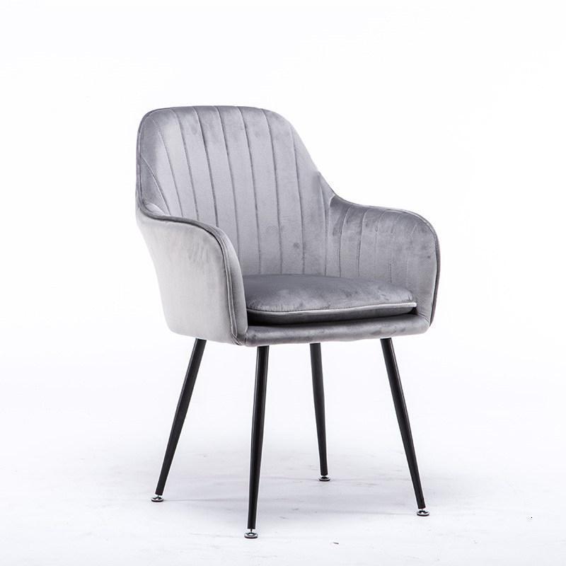 森美人北欧客厅沙发边几卧室一桌两椅圆形桌子轻奢角几简约大理石小茶几 灰色+黑色烤漆脚