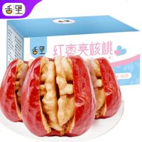 舌里红枣夹核桃仁新疆特产夹心大栆子加抱抱干果真空小装非特级