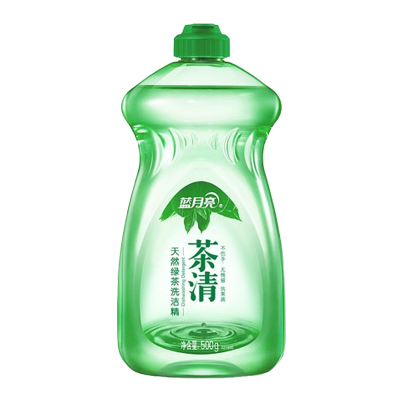蓝月亮洗洁精500g温和不刺激高效去油天然绿茶10000066