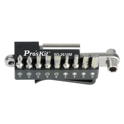 宝工 Pro'sKit SD-2610M 10合1不锈钢棘轮扳手组
