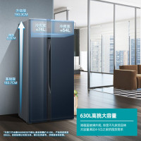 西门 子 KX63ES56TI 湖蕴蓝智能动态恒温四大储鲜科技630升
