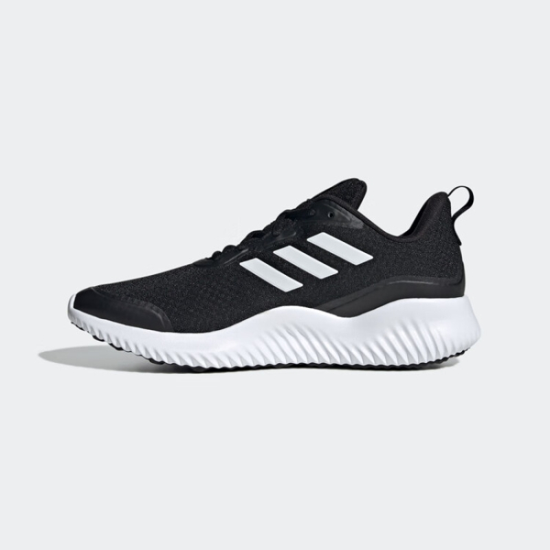 adidas阿迪达斯官方轻运动ALPHACOMFY男子休闲舒适跑步鞋GX1789 黑/白 40(245mm)