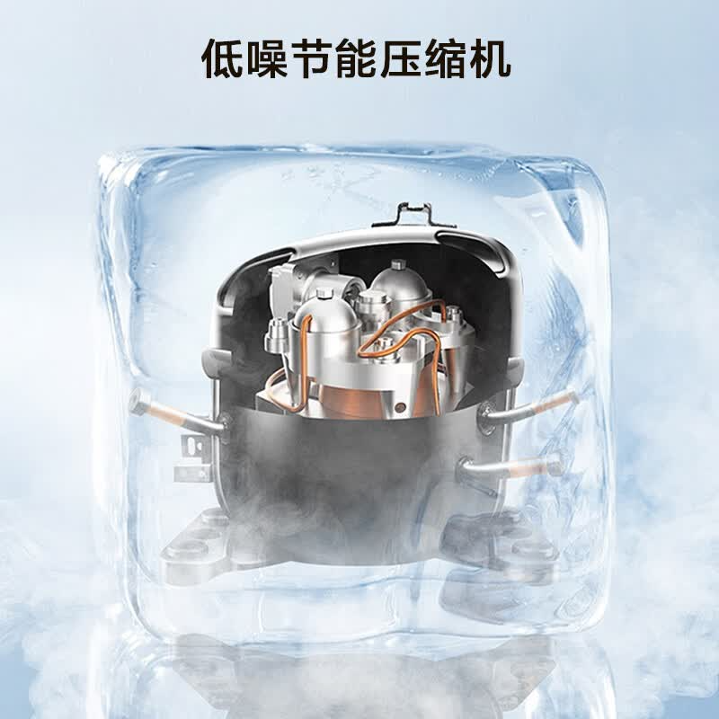 [官方正品]美的制冰机 6分钟快速出冰 家用宿舍小型自清洁UV杀菌全自动触屏制冰机高清大图
