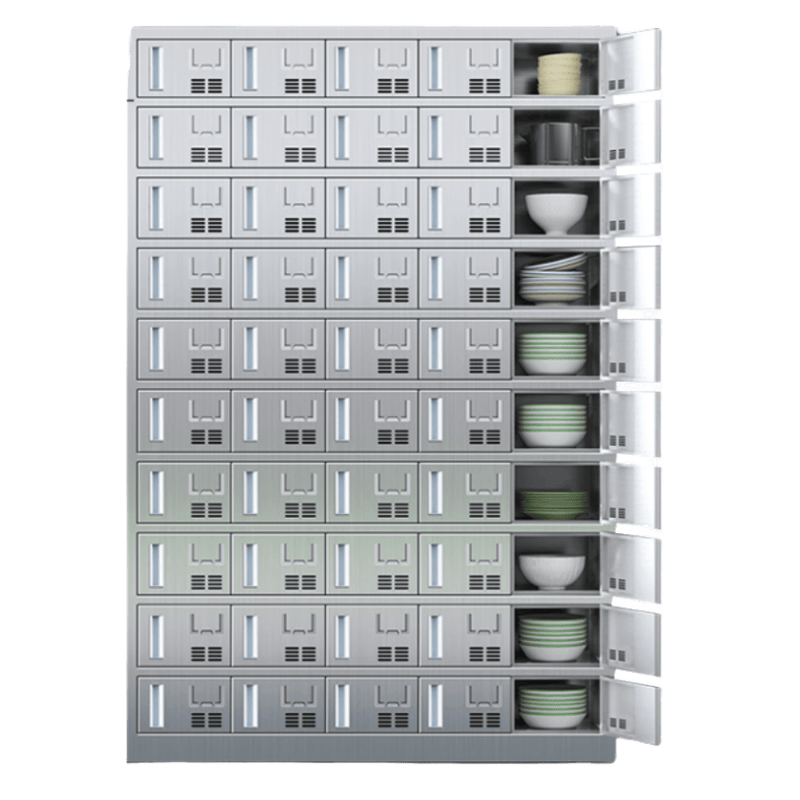 豫龙都不锈钢碗柜50门台高清大图