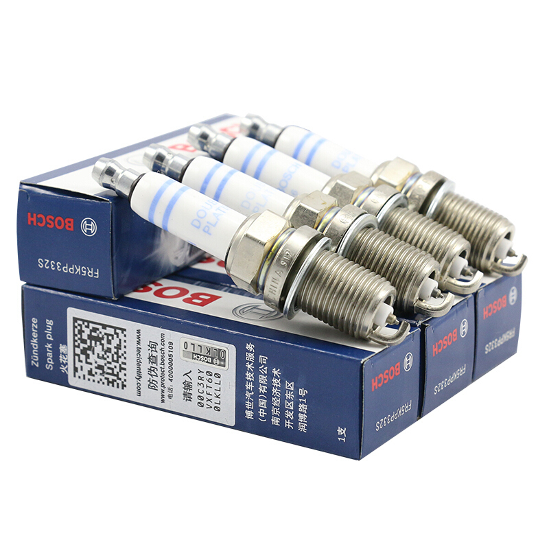 博世(BOSCH)双铱金火花塞FR7LII33X本田雅阁思铂睿CRV飞度奥德赛锋范科鲁兹景程英朗4支