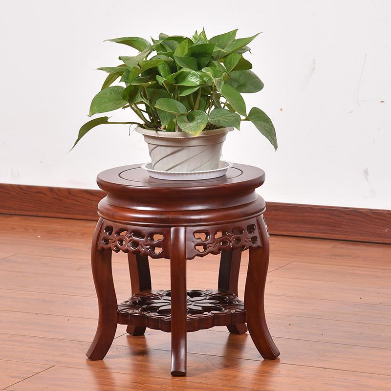 花架实木中式客厅家用榆木仿古盆栽架红木花几绿萝木质花架子室内视频