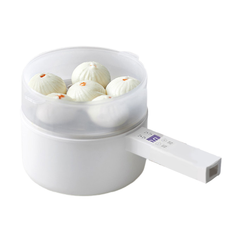 OLAYKS电煮锅2L多功能智能带蒸笼款OLK-01-11S