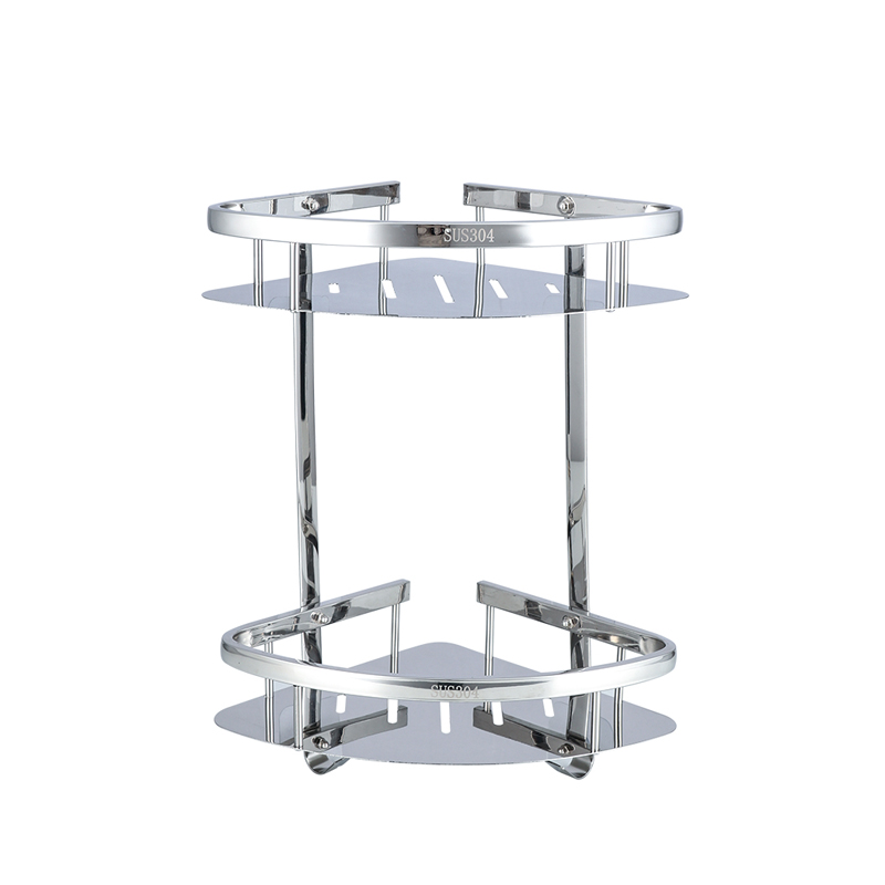 【苏宁】不锈钢双层置物架 樱花之秀 25*33cm