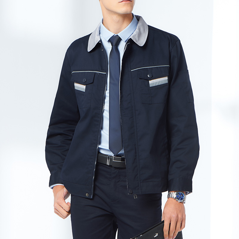 天鸣TMDKC2401 防静电春秋工作服 劳保服 源头工厂 可定制 M-4XL 套高清大图