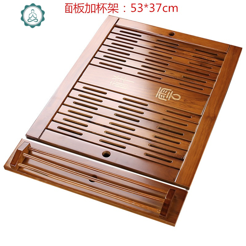 茶盘盖板漏水板祥云乌金石配件面板盖嵌入式45*37茶台电磁炉53*37 封后 厚德载物乌金石49/53.3*37茶具