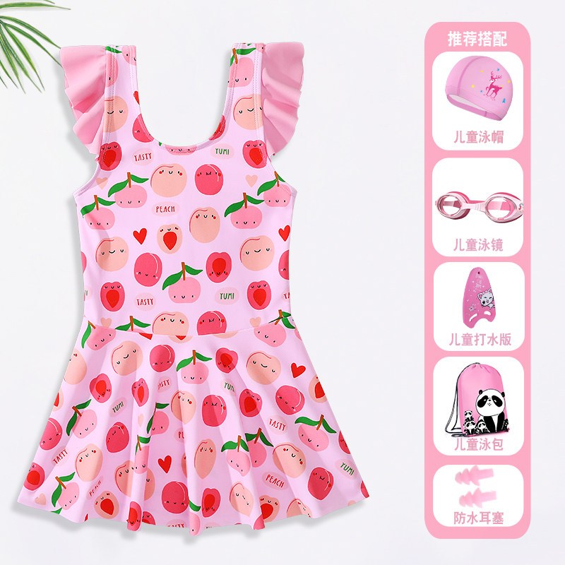 儿童泳衣女童2022新款女孩泳衣泳装小中大童宝宝可爱洋气游泳衣