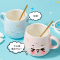 名创优品(miniso) 星球立体行星创意陶瓷杯350mL可爱风ins杯子创意潮流