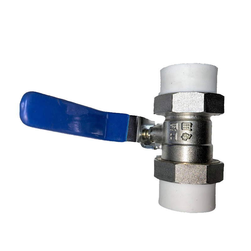 金魅 PPR双活接球阀 DN40 个高清大图