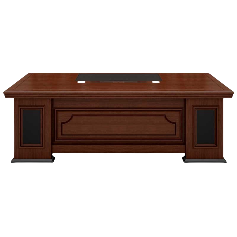 铭思达大班台老板桌高清大图