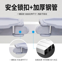 家家尤洗衣机托架底座全自动加高架子卫生间固定防震支架可自由伸缩尺寸塑料材质jjy-1601g灰色通用垫高脚承重100kg