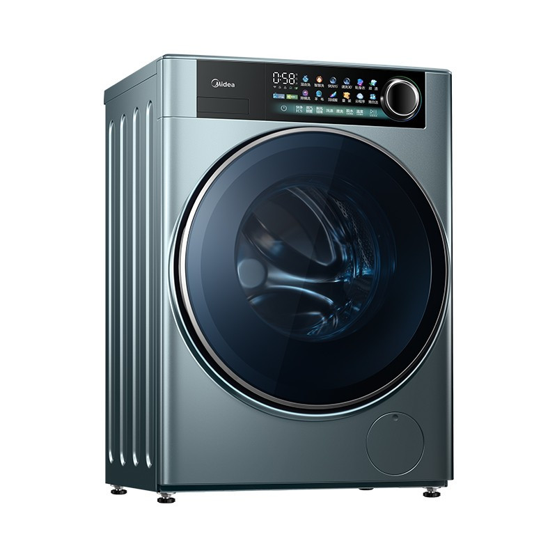 当天发货美的mideamg100s3洗衣机全自动滚筒10公斤变频家用fcs快净除