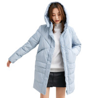 yaloo/雅鹿羽绒服女中长款 新款冬季韩版过膝连帽加厚女式羽绒服潮女