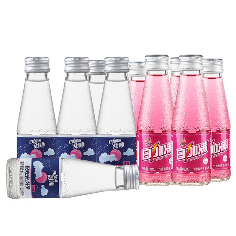 日加满蔓越莓营养素碳酸饮料120ml*5瓶+日加满甜睡辅助睡眠营养素饮料120ml*5瓶