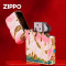 zippo打火机 九尾狐夜光珐琅彩官方正版防风煤油火机限量版送男友礼物女友生日礼品...