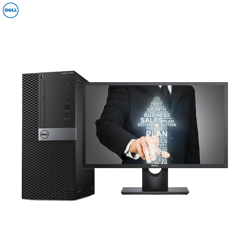 戴尔(DELL)7050MT台式电脑(I5-7500 8G 1TB 集显 DVDRW 21.5英寸 无系统 3 SC)