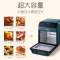 美的(Midea)空气炸锅 12L容量家用智能不粘易清洗 可视电炸电烤煎炸锅KZ120Q7-400G(墨绿色)