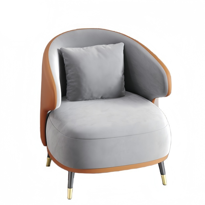 蕃蒂单人沙发橙色个高清大图