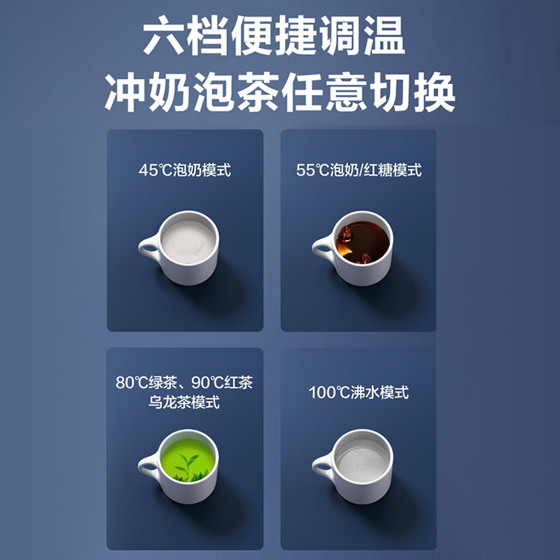 老板(Robam) 净水器伴侣台挂两用饮水机即热式管线机GX05 家用速热饮水机 智能茶吧机 温热型即热开水机-灰色款