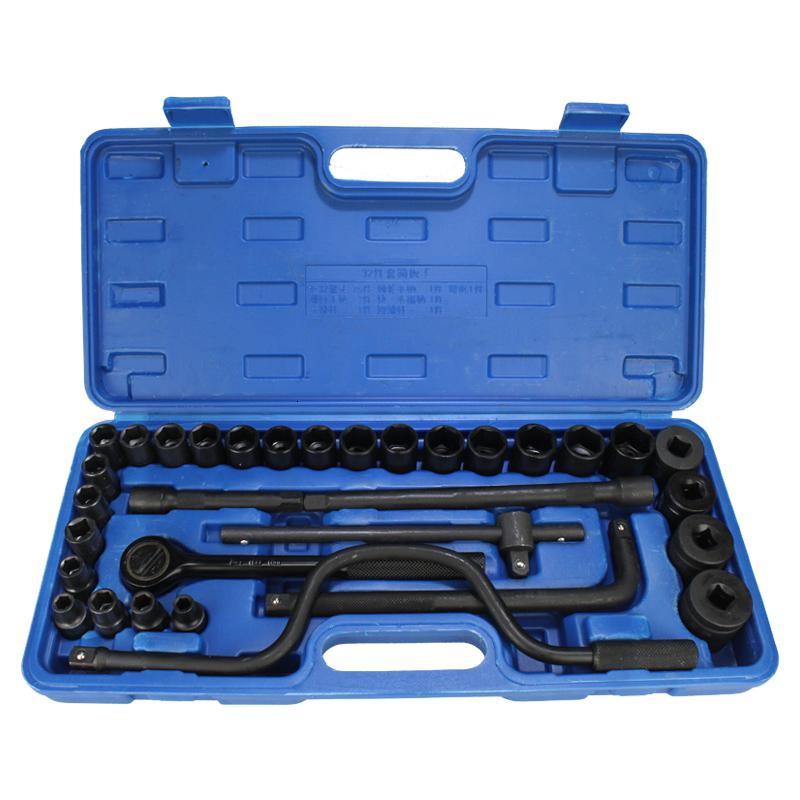 套筒扳子扳手滑杆38棘轮套装组合汽修3244件工具箱闪电客扳手