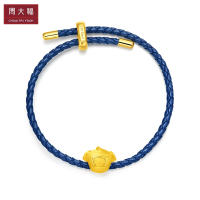 周大福 迪士尼经典系列 唐老鸭屁屁 定价足金金转运珠/吊坠/配绳