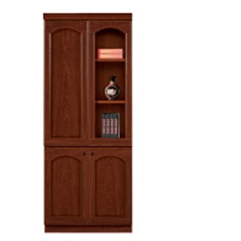 大央文件柜SM-172左 900W*420D*2000H 书架落地置物架客厅家用靠墙收纳柜子储物柜办公室文件柜简易书高清大图