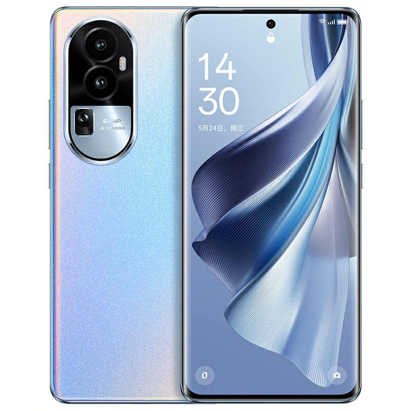 OPPO Reno10 溢彩蓝 8GB+256GB 5G手机 120Hz OLED 超清曲面屏 超光影长焦镜头 6400 万水光人像镜头 全网通游戏拍照学生oppo手机
