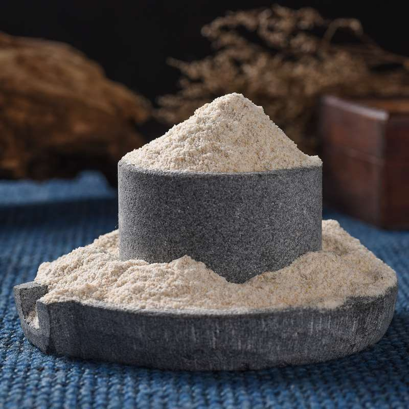 500g农家石磨全麦面粉含麦麸子全麦面包粉全麦粉饺子小麦粉馒头粉500g