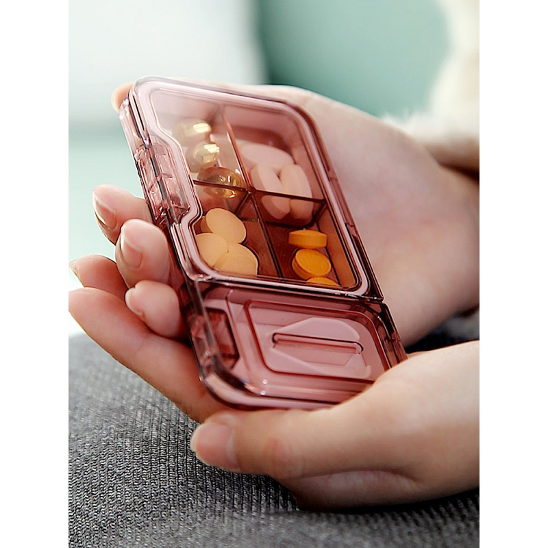 分割切药器切药器药片分割分药7天分装药盒便携家用小号迷你剪药缝